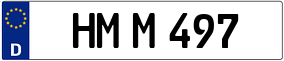 Truck License Plate